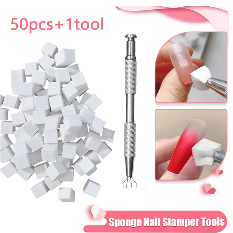 Dip Powder Nail - 50/150 adet Sünger Degrade Nail Art