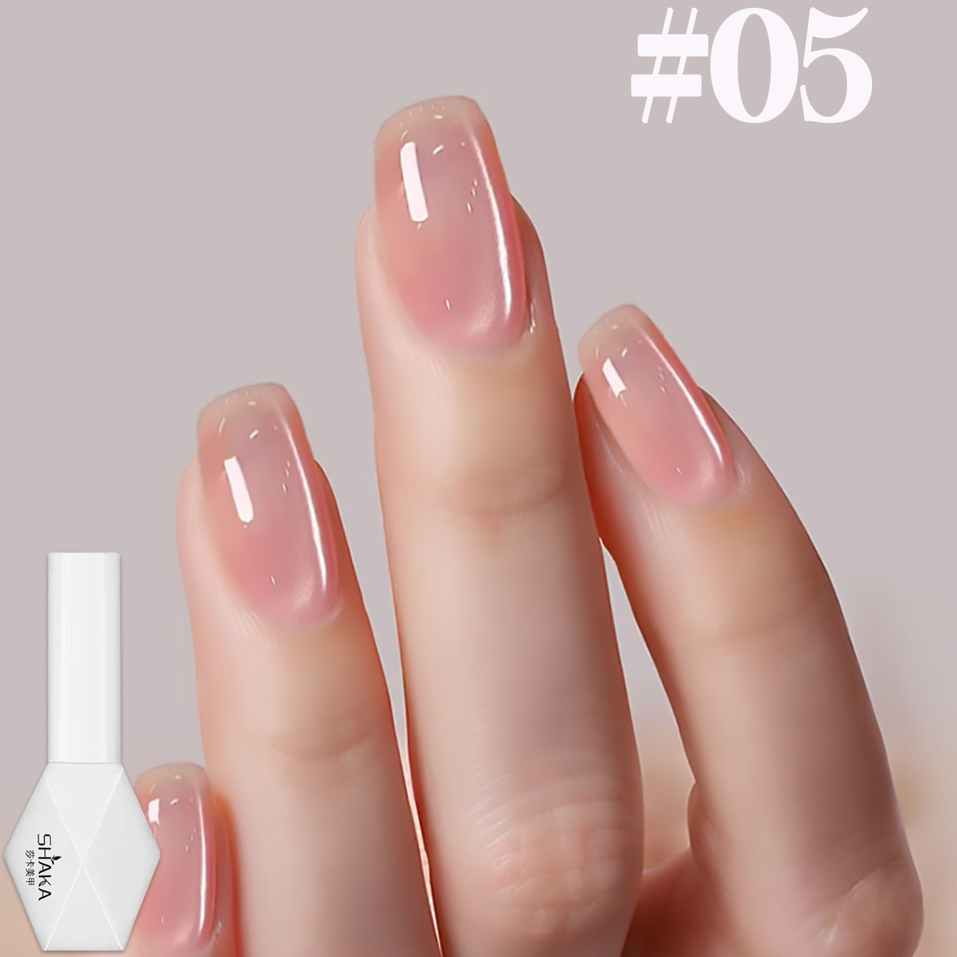 Nail Art Cat Eye Pink - SHAKA 1-12 adet Yaz Popüler Buz