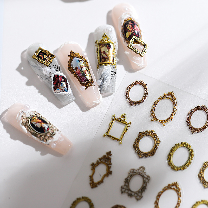 Nail Art Zelda - 5D metalik parlak tırnak etiket yüksek