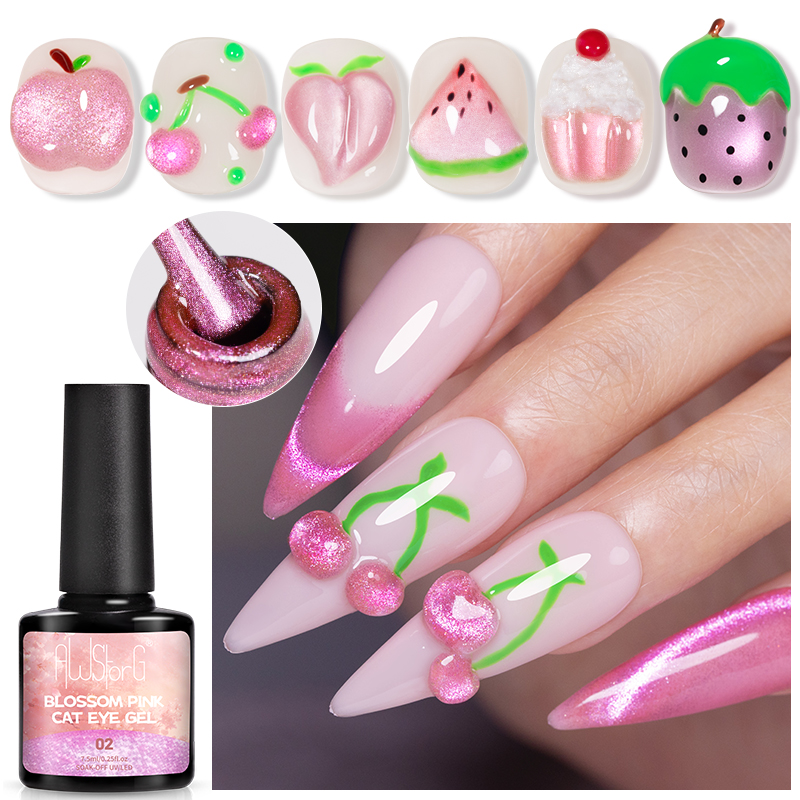 AWStorG 7.5ML Flash Saf Şehvet - Nail Art Cat Eye Pink incelemesi ve fiyatı