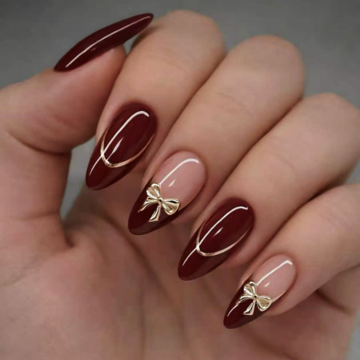 24 Adet Retro Şarap Kırmızısı  - Nail Art Simple incelemesi ve fiyatı