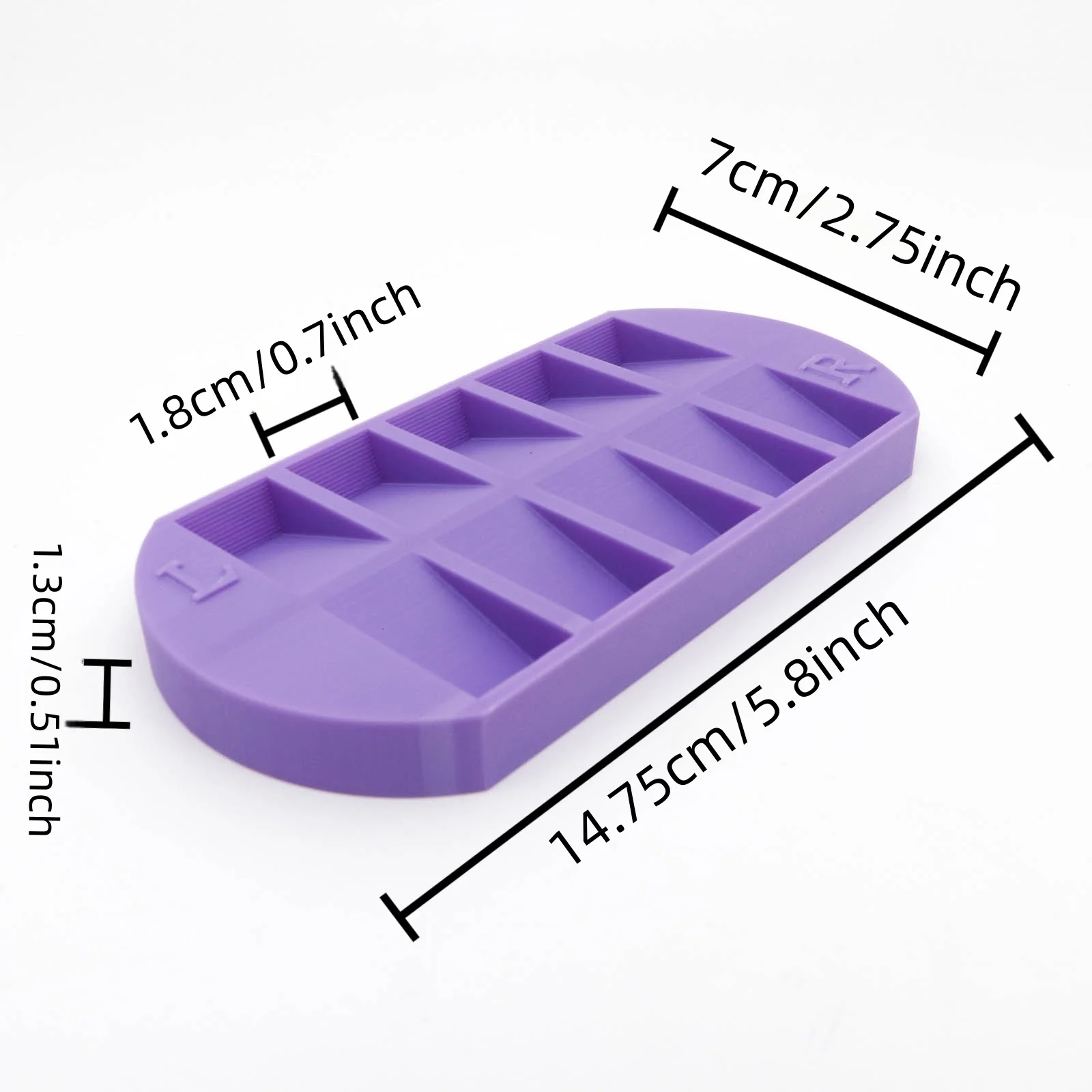 8 Bölmeli Tırnak Ucu Saklama T - Nail Art Kaki incelemesi ve fiyatı