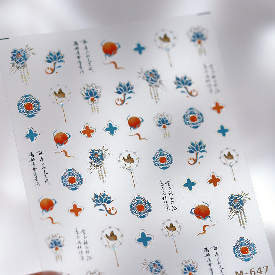 Bohem Desen Renkli Aşk Kalp Ay - Nail Art Zelda incelemesi ve fiyatı