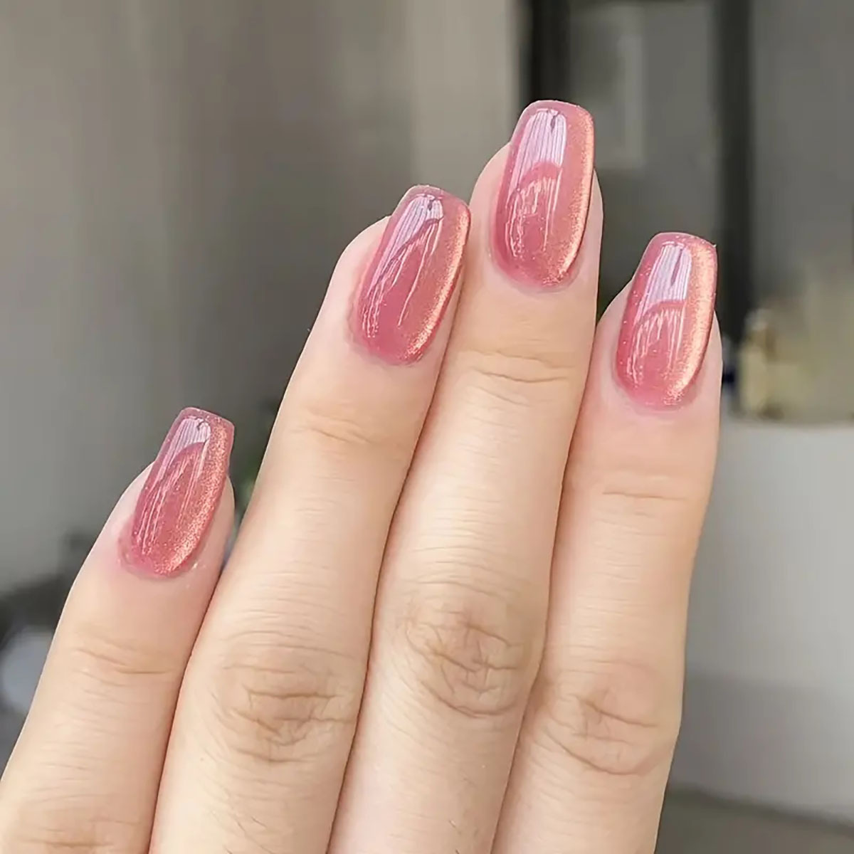24 adet/30 adet kısa kare bale - Nail Art Cat Eye Pink incelemesi ve fiyatı