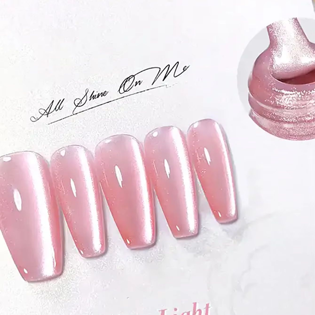 TC 1 Adet Yaz Yeni Pembe Şefta - Nail Art Cat Eye Pink incelemesi ve fiyatı