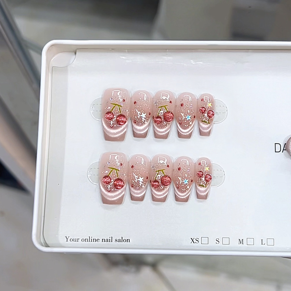 10 adet/takım Allık Pembe Degr - Nail Art Simple incelemesi ve fiyatı