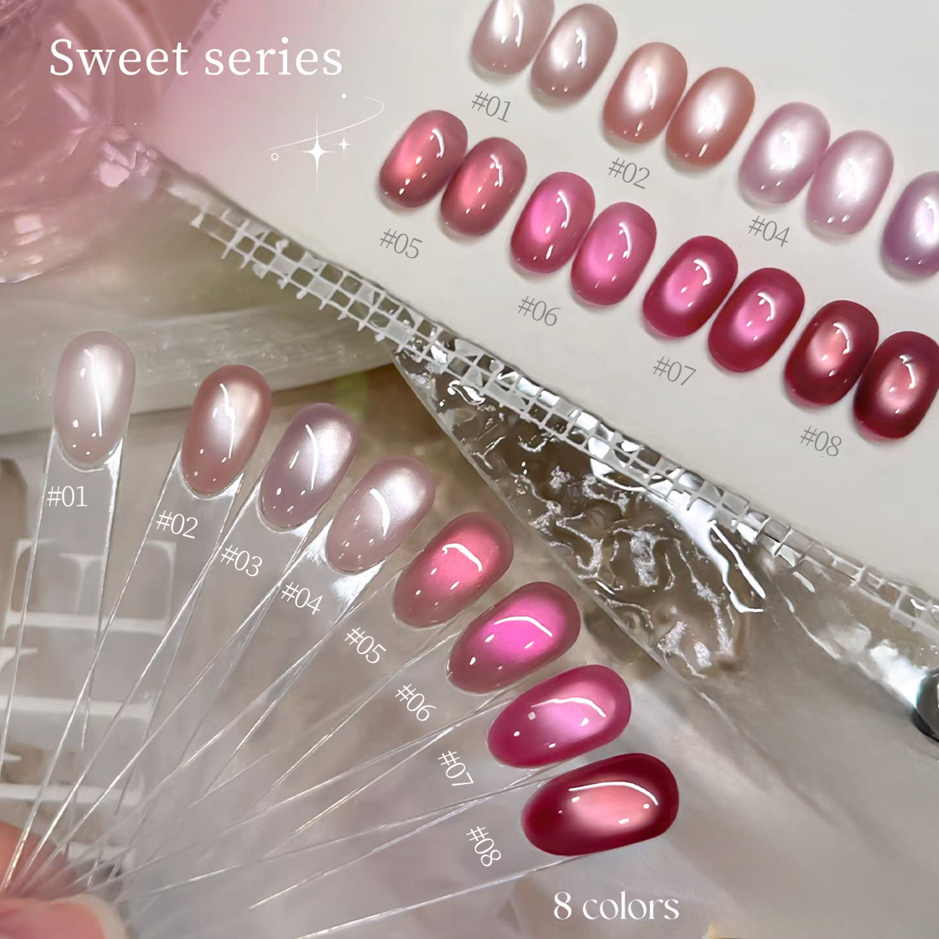 1 adet TC 2026 Yaz Popüler Buz - Nail Art Cat Eye Pink incelemesi ve fiyatı