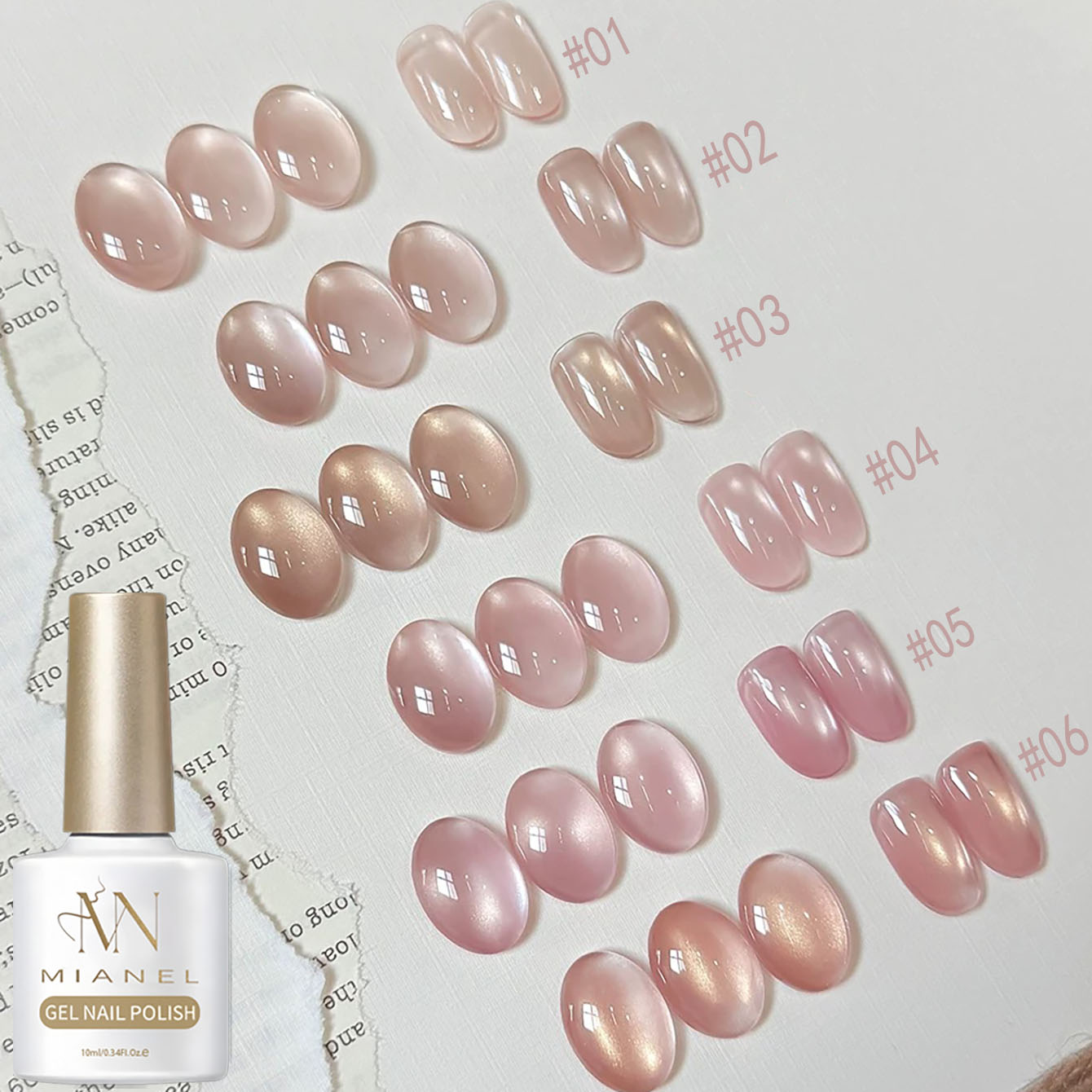 MIANEL 10ML Lover Pink Serisi  - Nail Art Cat Eye Pink incelemesi ve fiyatı