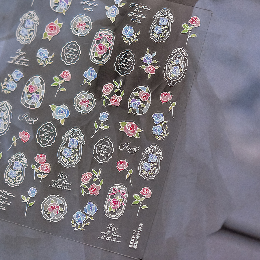 Lüks 5D Çiçek Nail Art Etiketl - Nail Art Zelda incelemesi ve fiyatı
