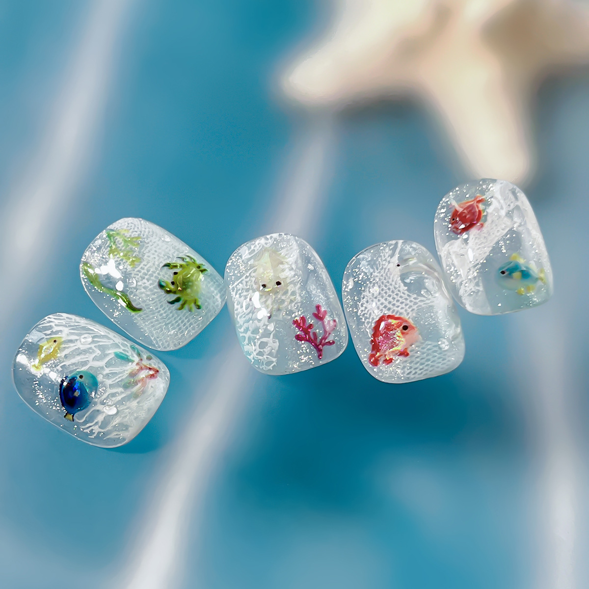 Yaz Okyanus Temalı Tırnak Çıka - Nail Art Zelda incelemesi ve fiyatı